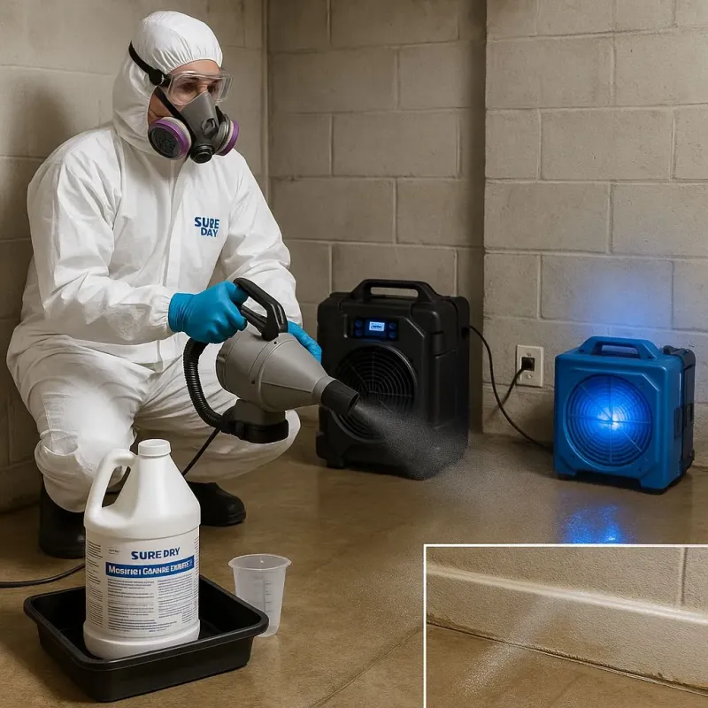 Sanitization and Odor Removal process in Dodgeville, WI